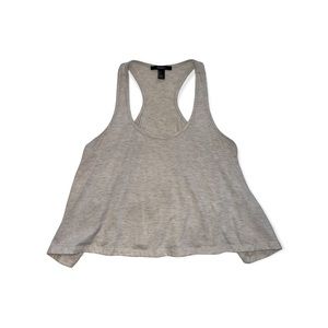 Forever 21 Tan Flowy Racerback Tank, Size S